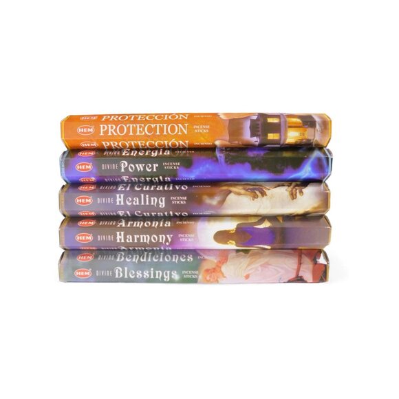 Witches’ Quest Divine Healing Incense Pack - 5 Sacred Scents 100 Sticks - New - Picture 2 of 6